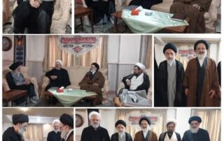 دیدار سید رضا تقوی با مدیر مدرسه علمیه چیذر